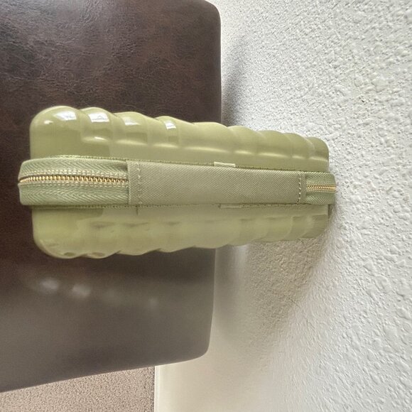Marcy McKenna Hamptons Collection Mini Beauty Case SAGE GREEN nwt - Picture 7 of 8